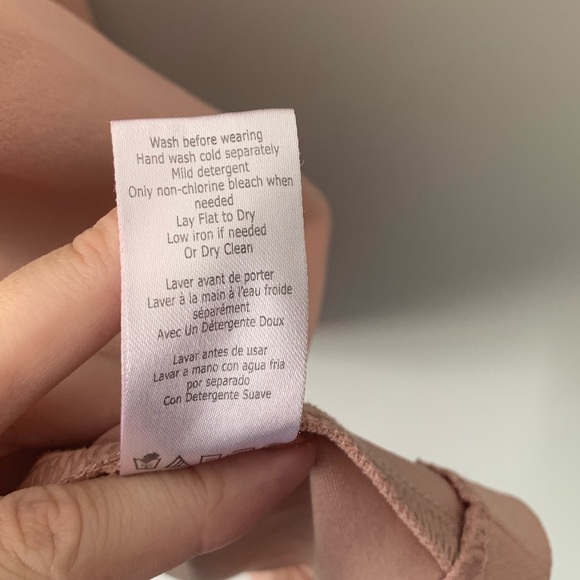 SOLD Motherhood Maternity Blush Pink Dress - Picture 5 of 8